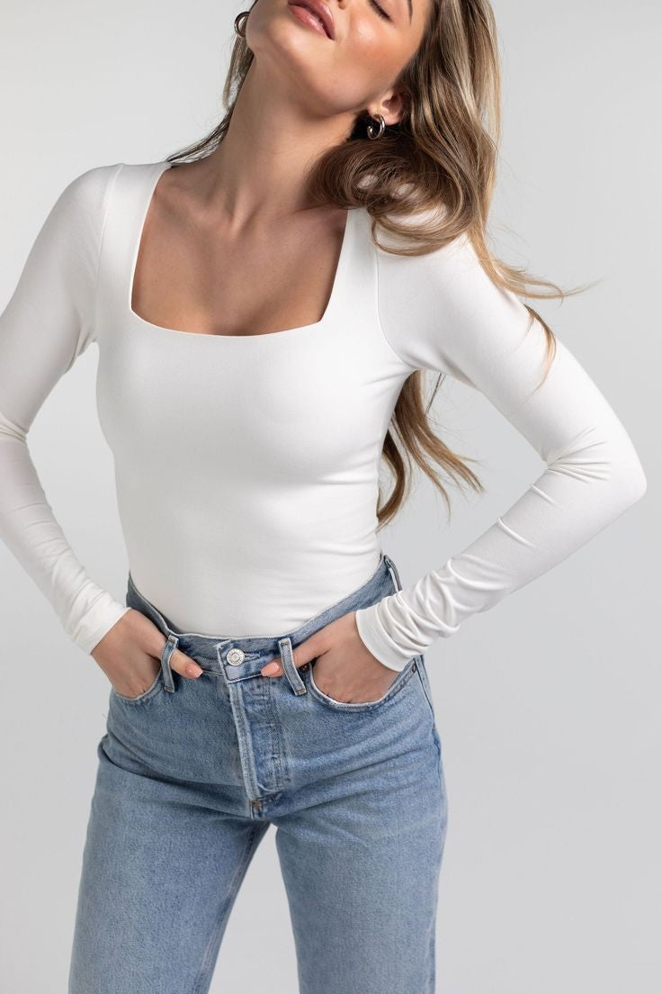 Zara Square neck Long sleeves Top
