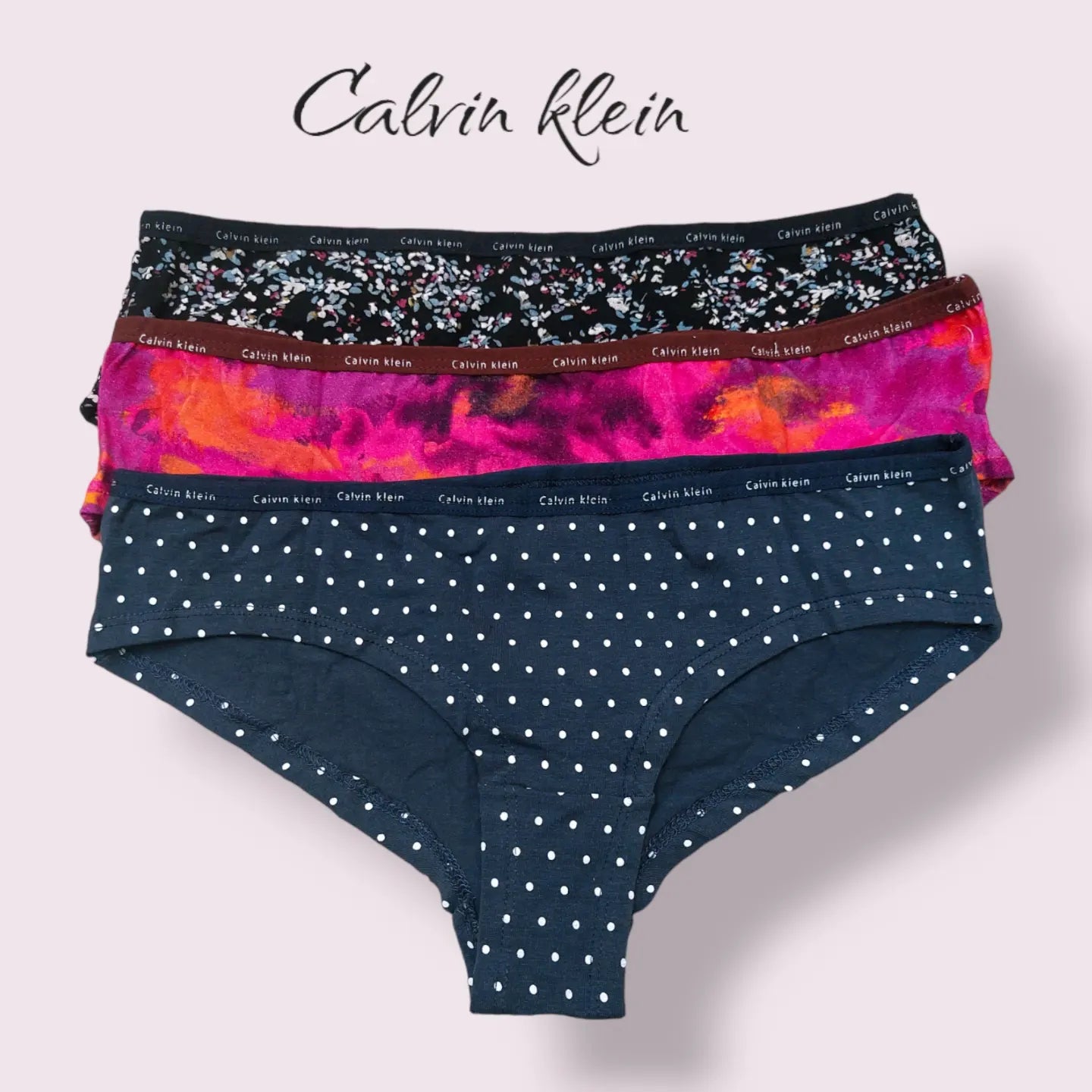 Random patterns ck panties 5 pieces