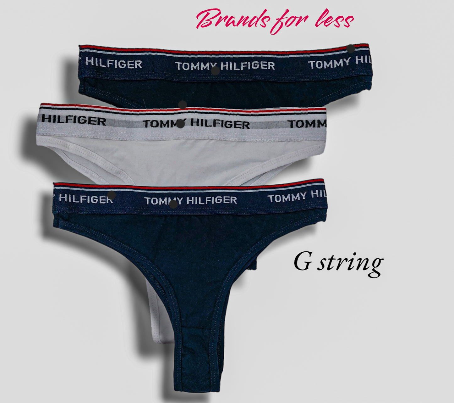 TOMMY Thong ( G STRING ) SEAMLESS 4 pieces per pack