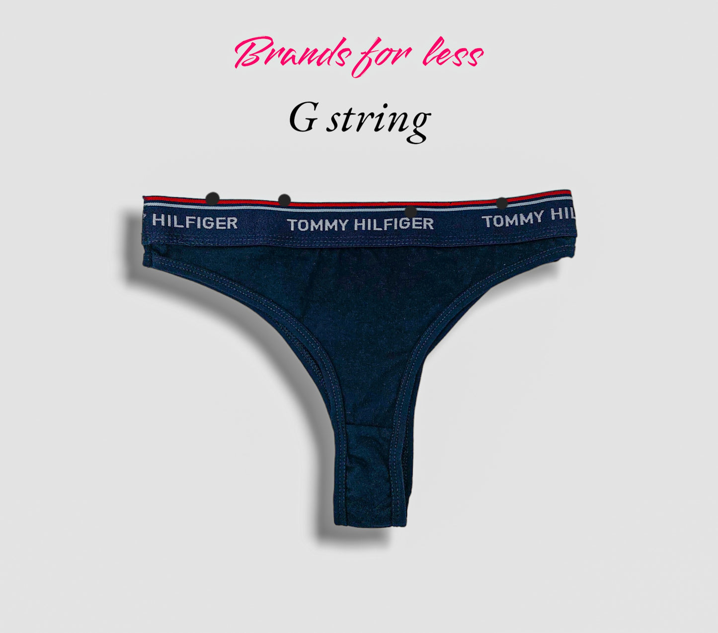TOMMY Thong ( G STRING ) SEAMLESS 4 pieces per pack