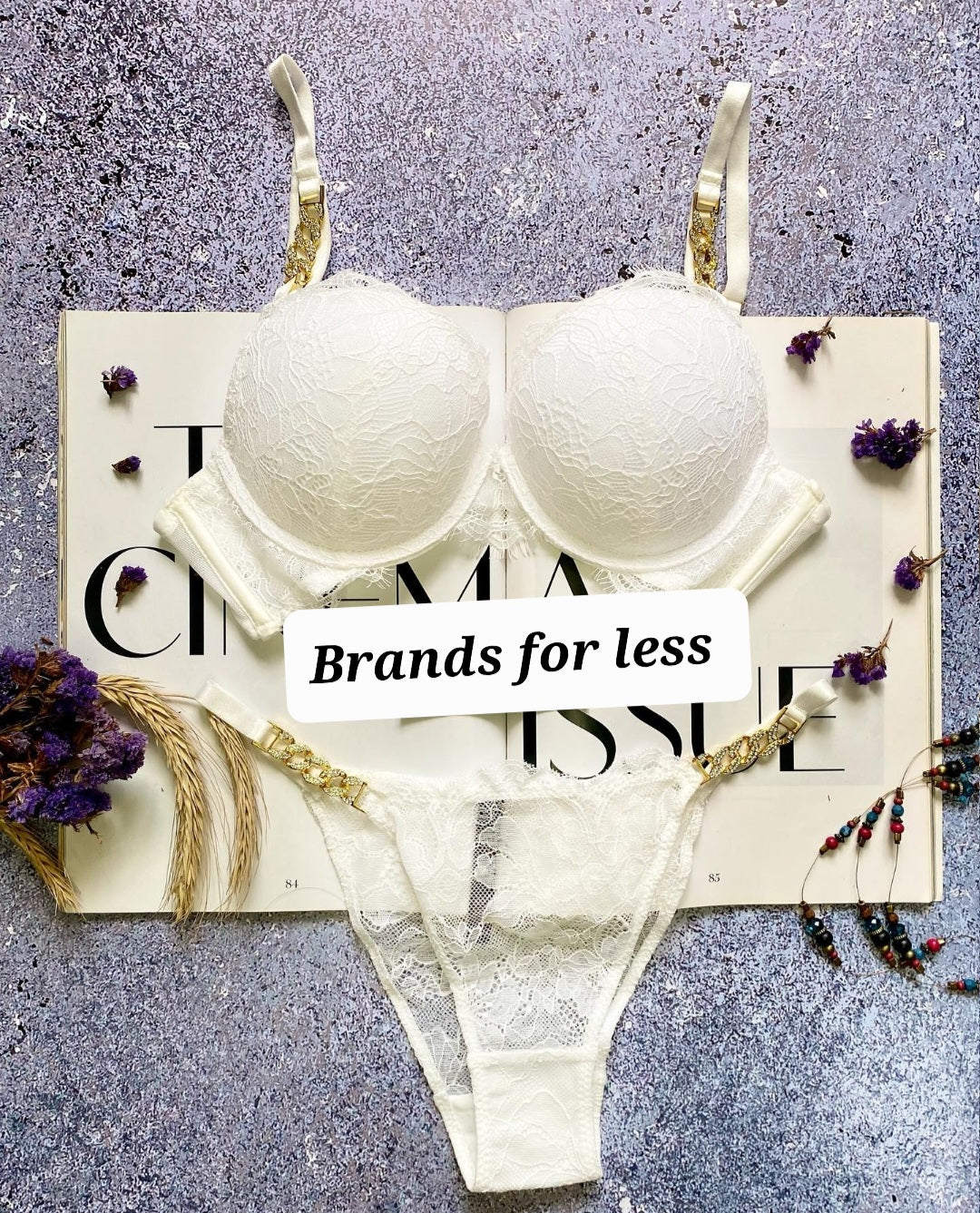 New victoria secret Plain chain set