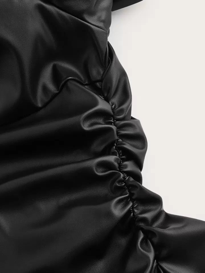 SHEIN Leather Dress