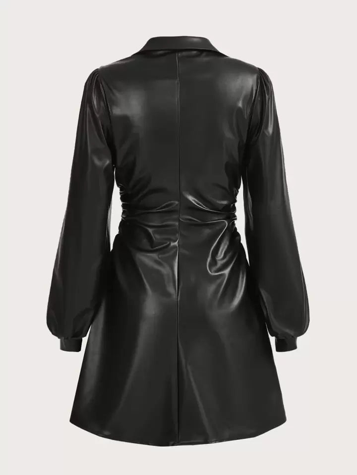 SHEIN Leather Dress