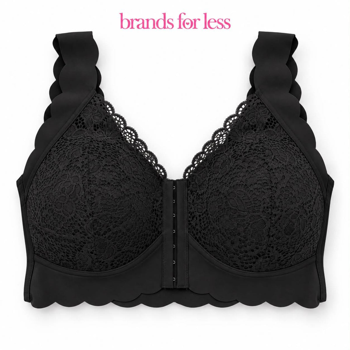 Flora Lace Bustier Bra For Big Cups- wireless