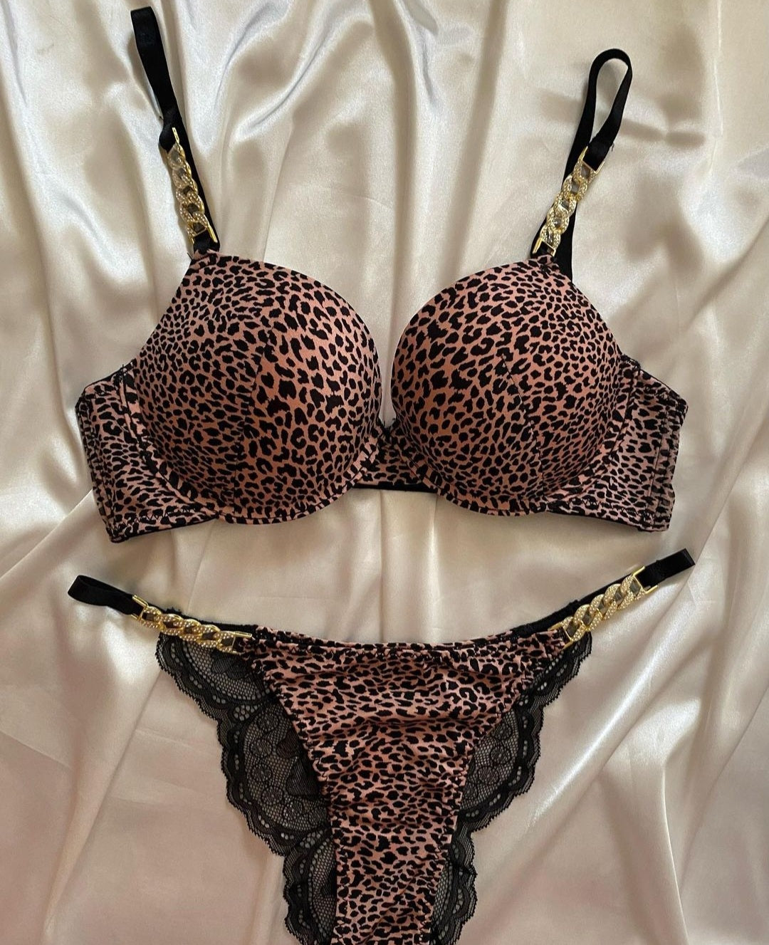 New Leopard chain push up set