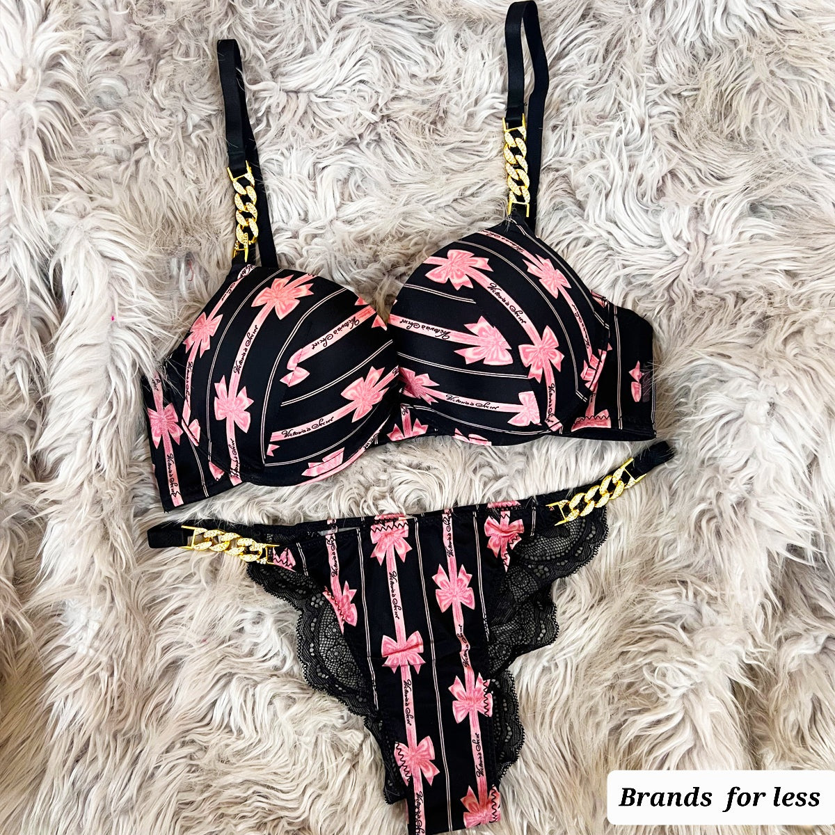 Printed Chain push up set