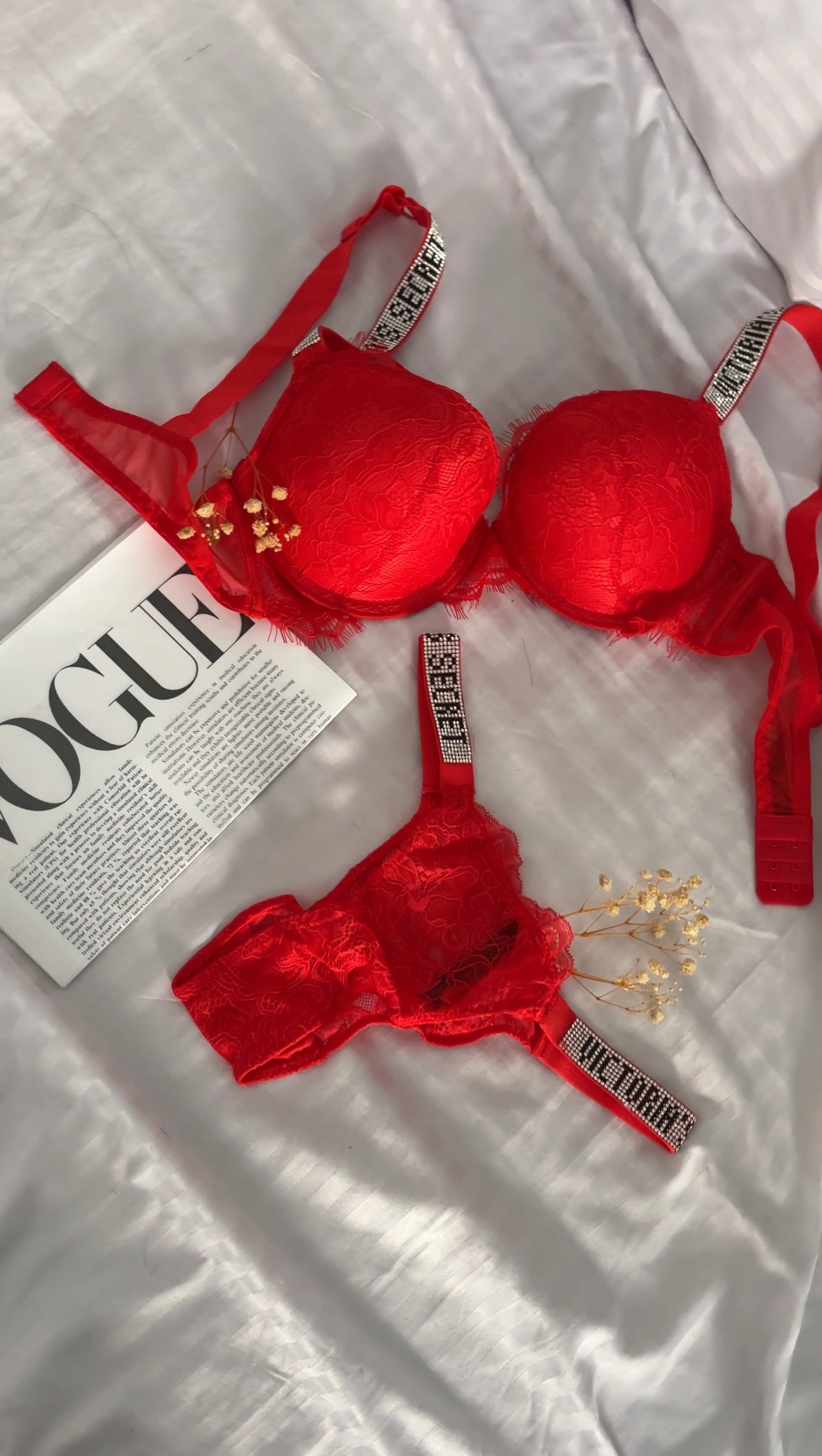 Victoria secret push up Dantel set