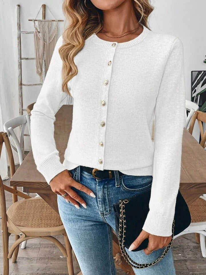SHEIN WHITE CARDIGAN