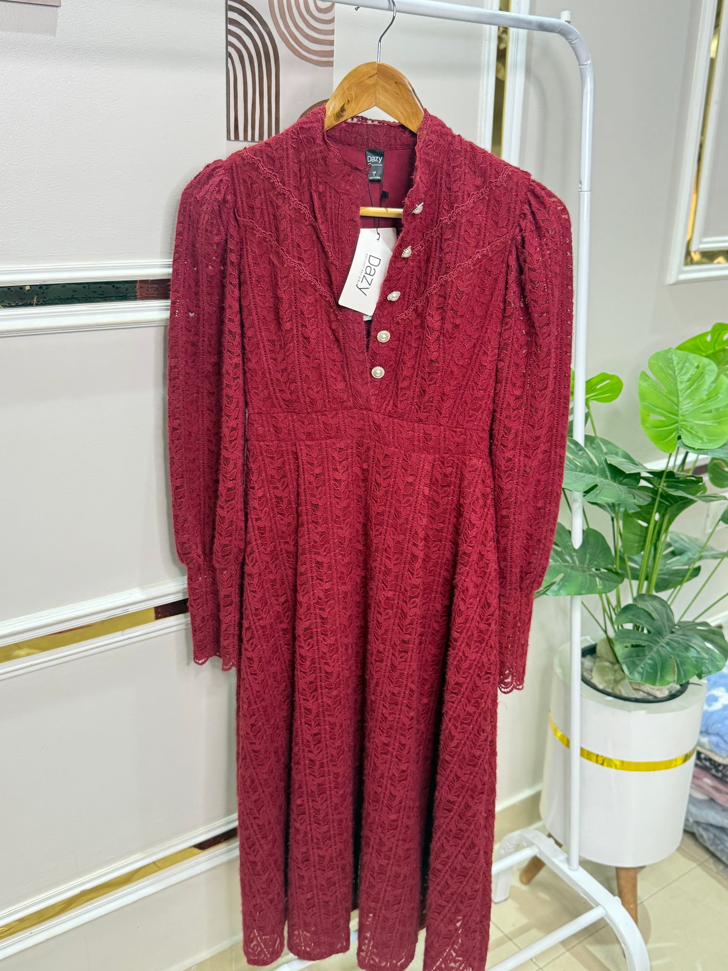 SHEIN RED LACE Dress