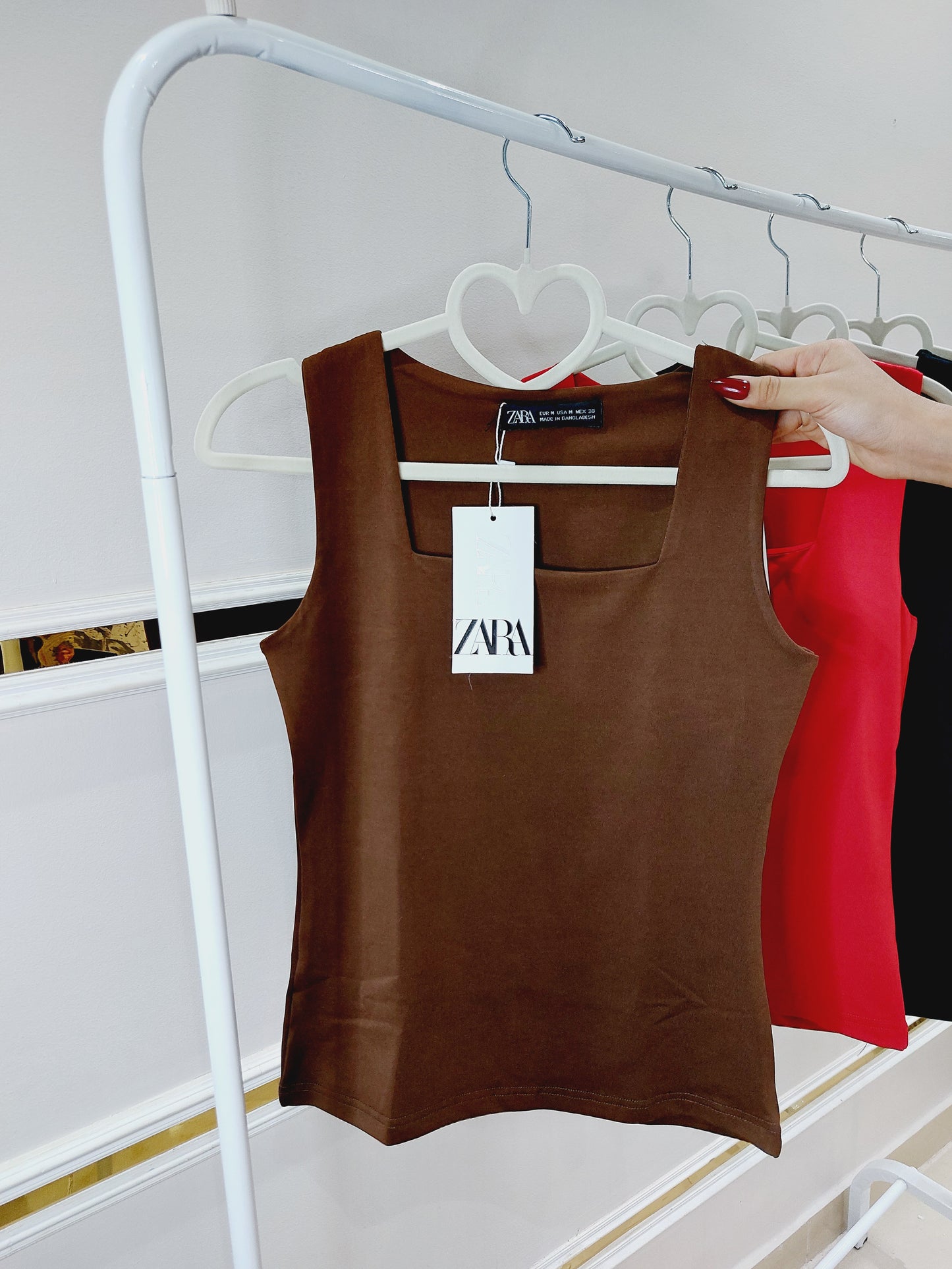 Square neck tank top✨️