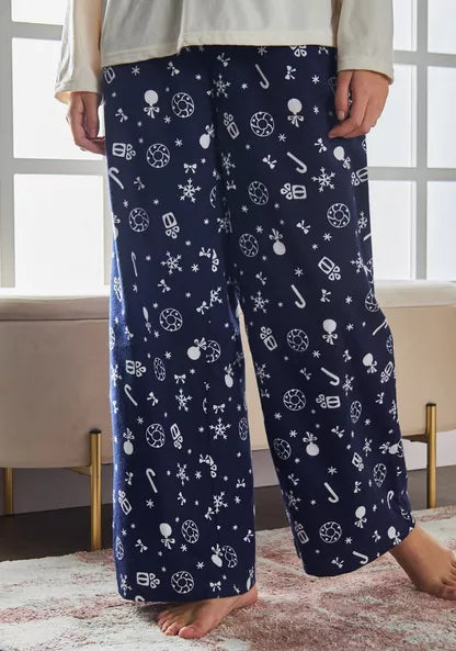 Max original Typography Print Velour and Flannel