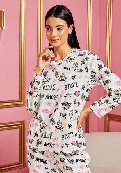 Max original typography pyjama set