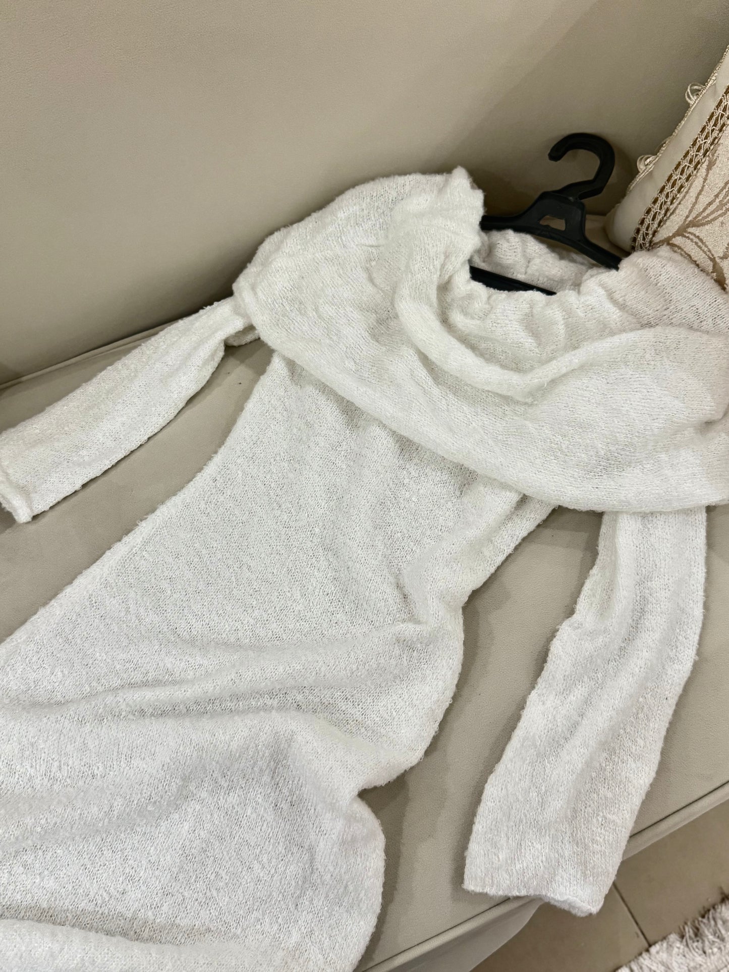 SHEIN White off shoulder Dress