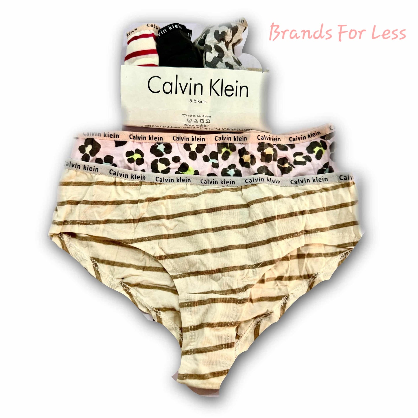 Random patterns ck panties 5 pieces