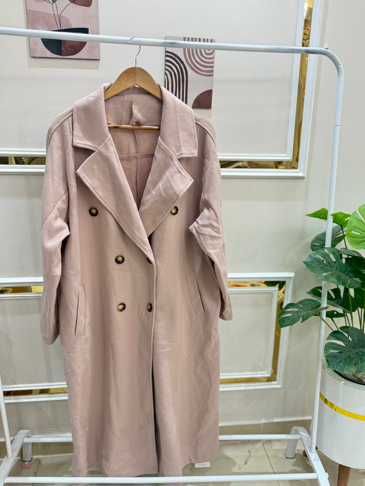 SHEIN Long Coat جوخ
