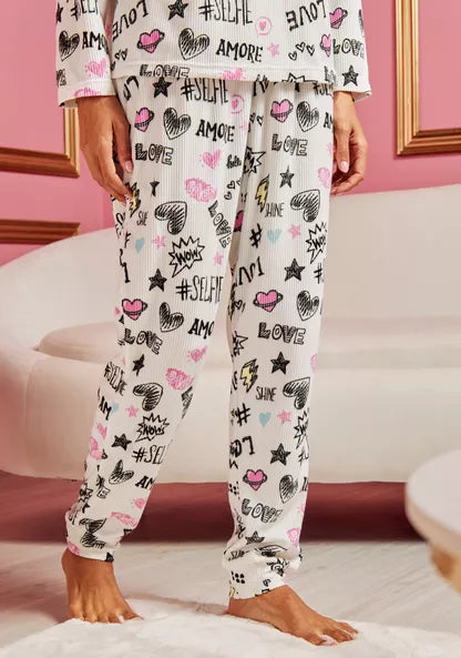Max original typography pyjama set