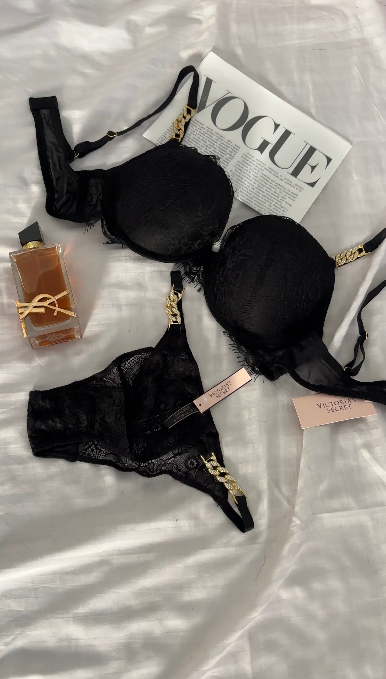 Victoria secret push up Dantel set