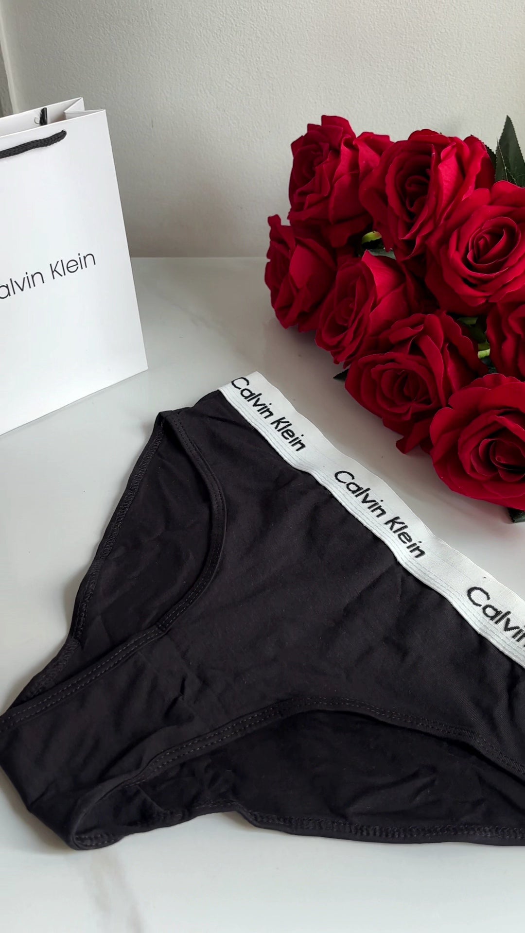 CK Panties ! For women high waist (6 pieces) New offer ٦ قطع اوفر