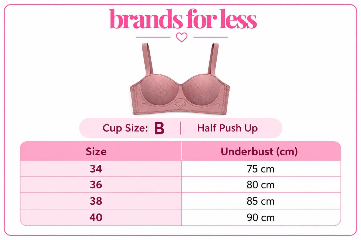 Half push up Breathable Bra