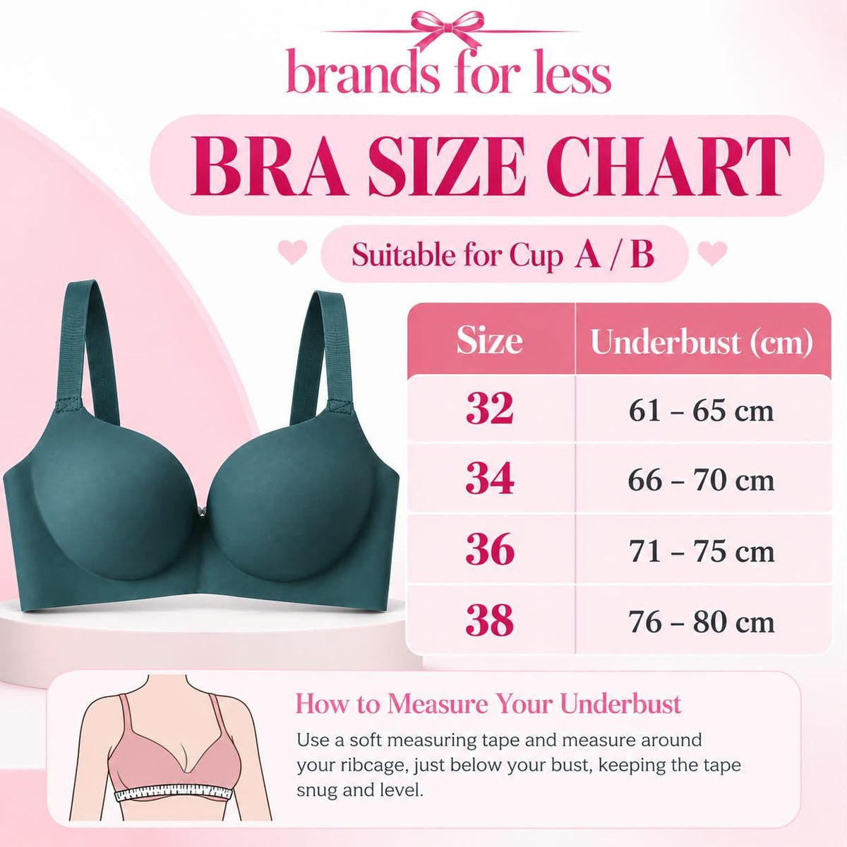Flora Double push up seamless Bra