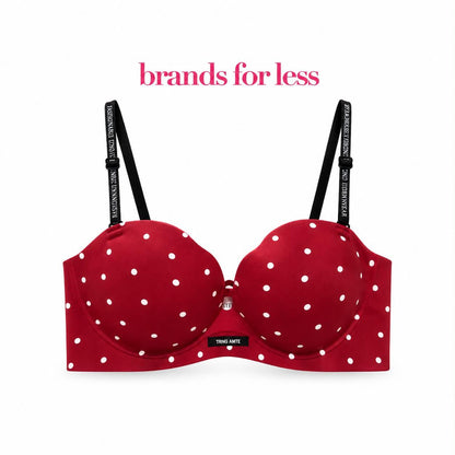 Polka Dotts Double push up Bra