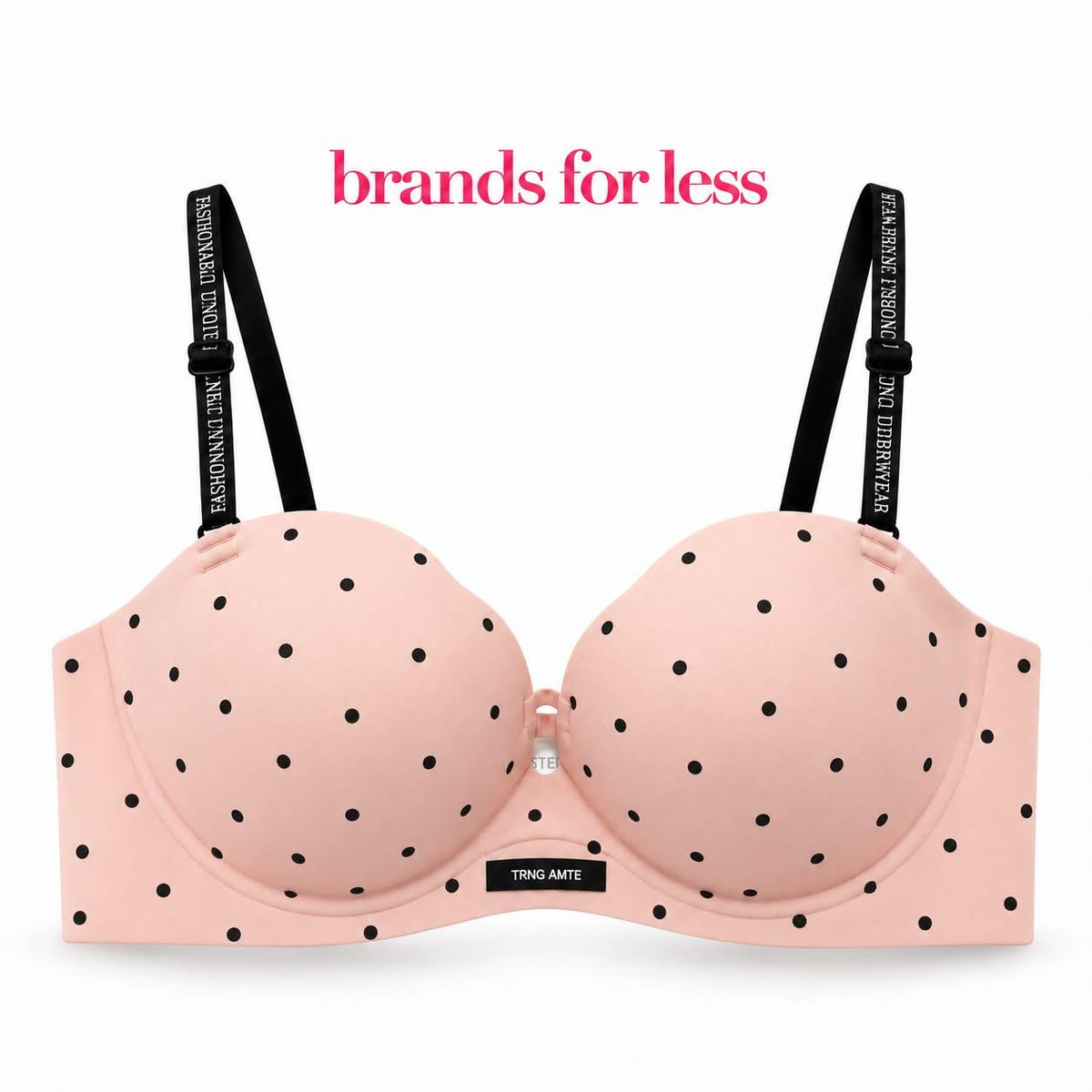 Polka Dotts Double push up Bra