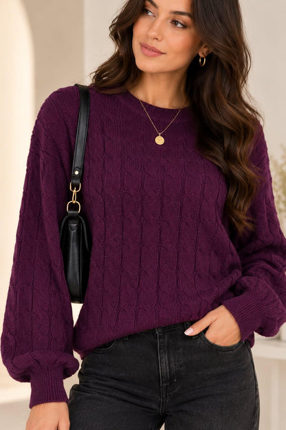 Polo knitted pullover