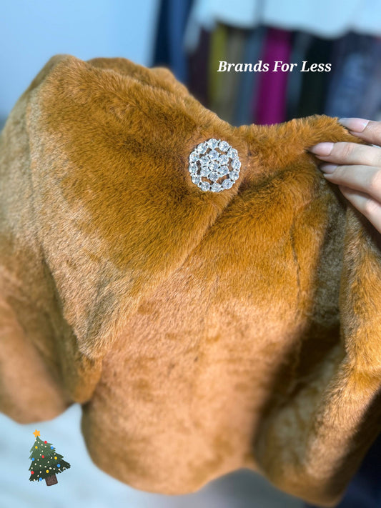 Faux Fur poncho