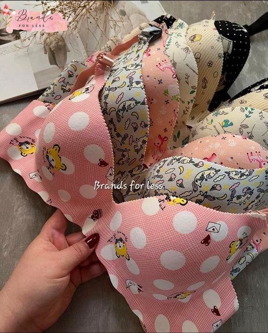 The Disney prints Laser seamless Bra push up