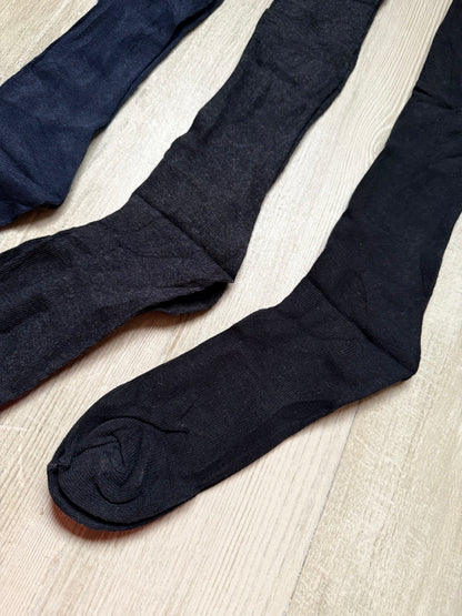 Extra Long uni socks cotton 3 pairs