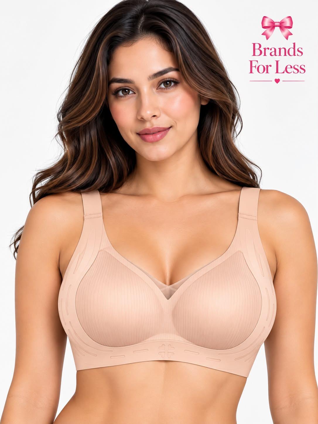 Seamless Flora Half push Bra