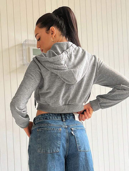 SHEIN Cropped Hoodie