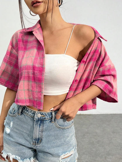 SHEIN CROPPED CHEMISE