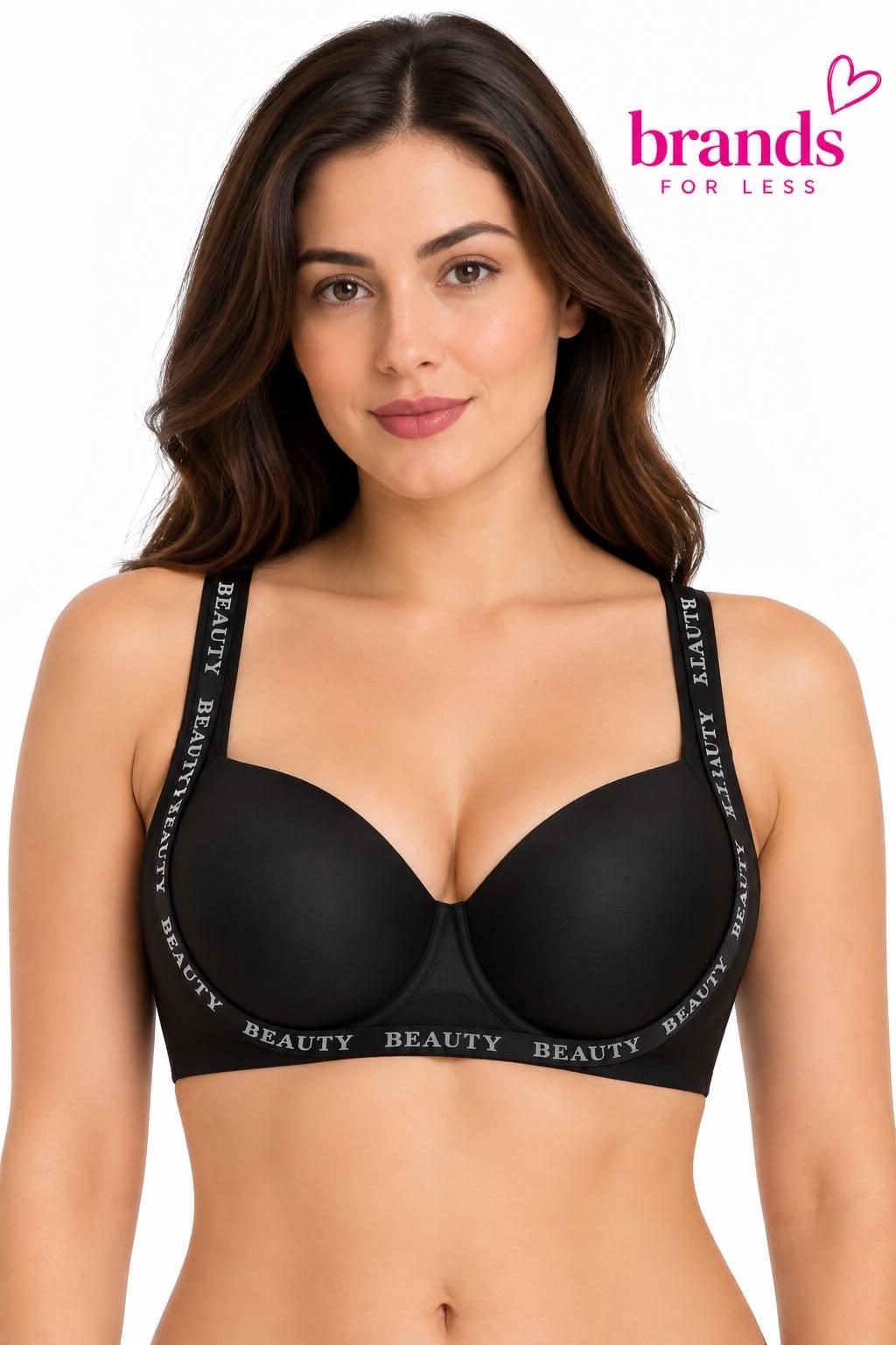 Half push up - wide strap Bra