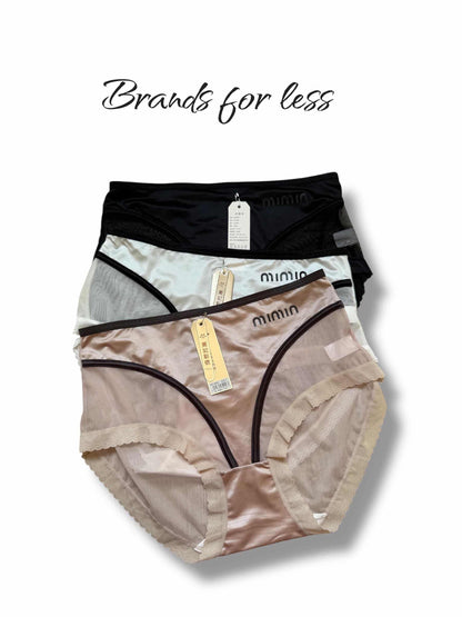 Miu miu stain panties offer 3 pieces