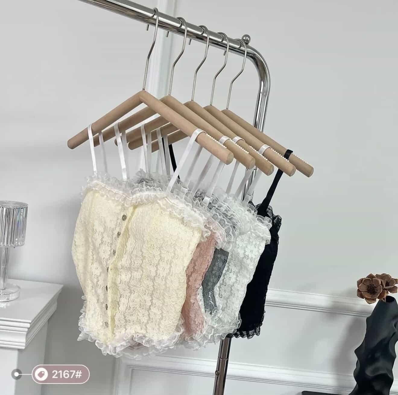 Corset Ruffled Padded Top