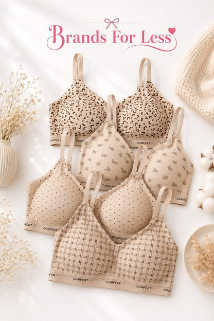 Seamless comfort printed Bra