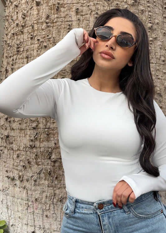 Basic top round neck Long sleeves