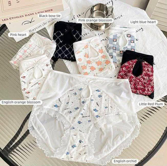 Brief chiffon panties 3 pieces  per pack offer