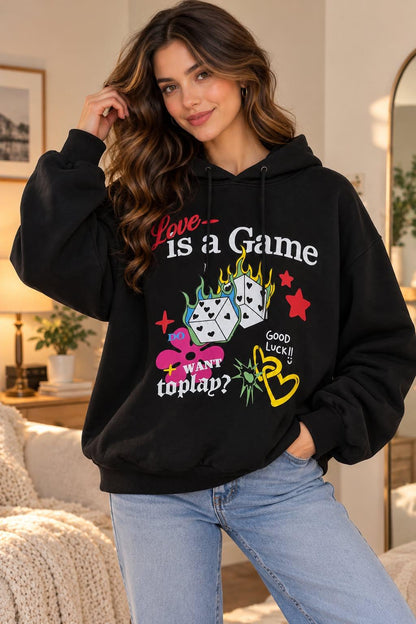 IT'S a Game Black Hoodie