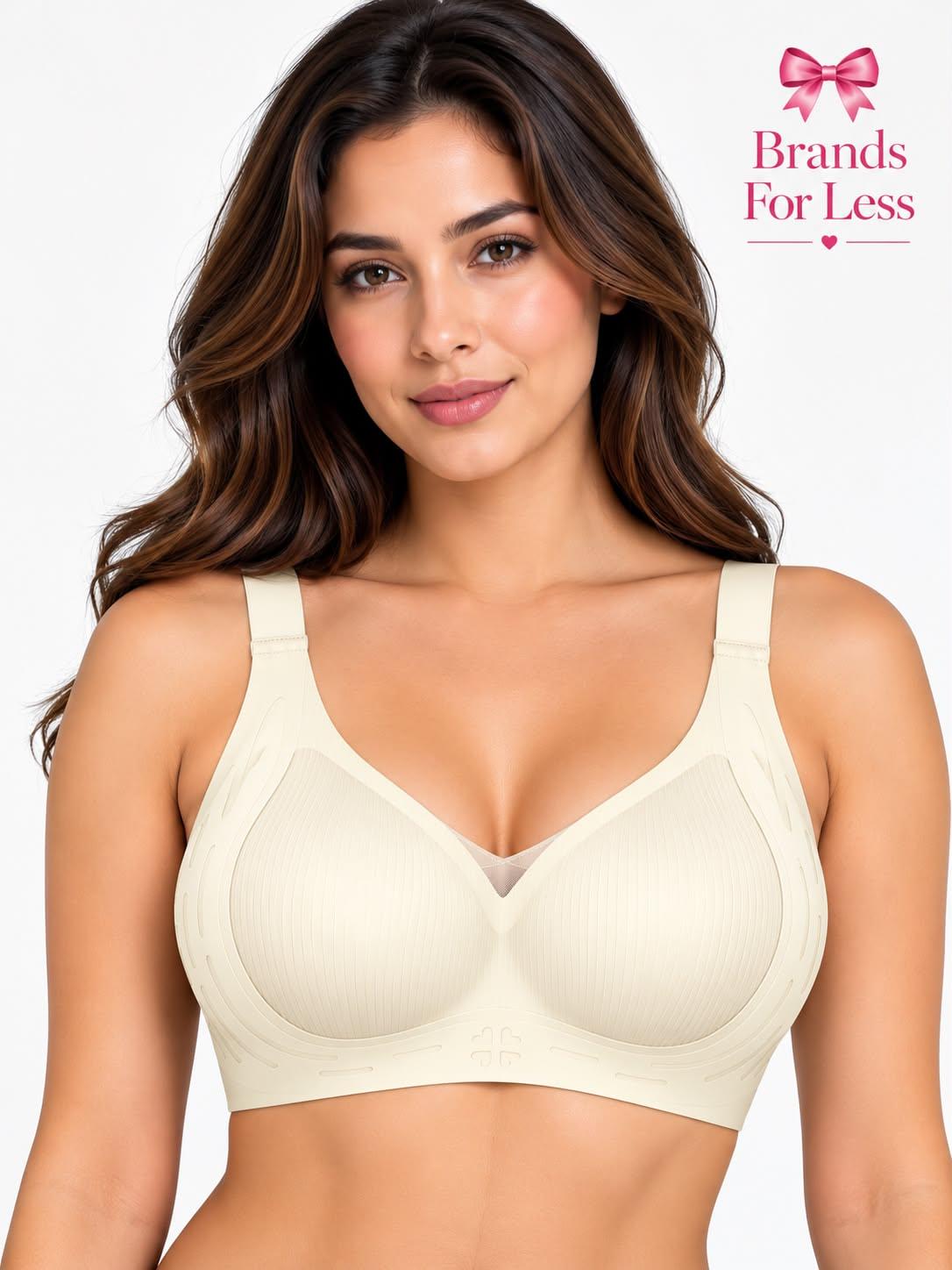 Seamless Flora Half push Bra