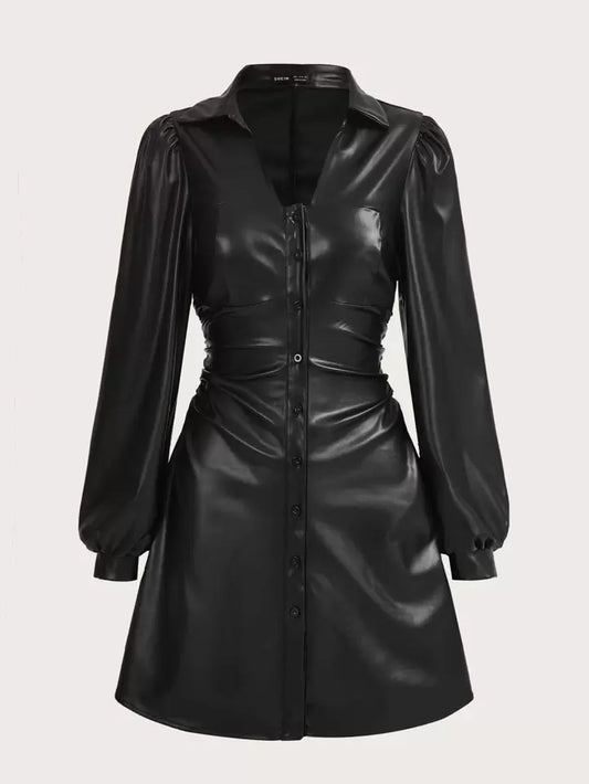 SHEIN Leather Dress