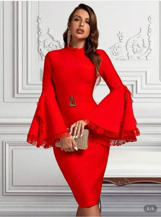 SHEIN US RED DRESS