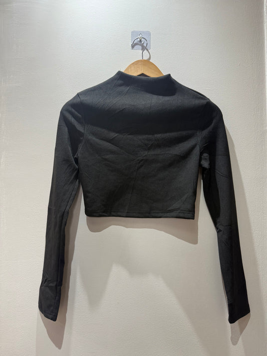 Cropped High-cool Chamois Top