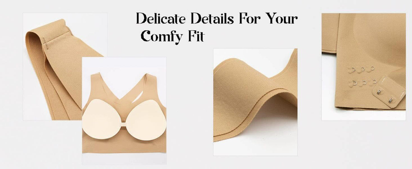 Seamless posture correction Bra