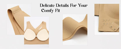 Seamless posture correction Bra