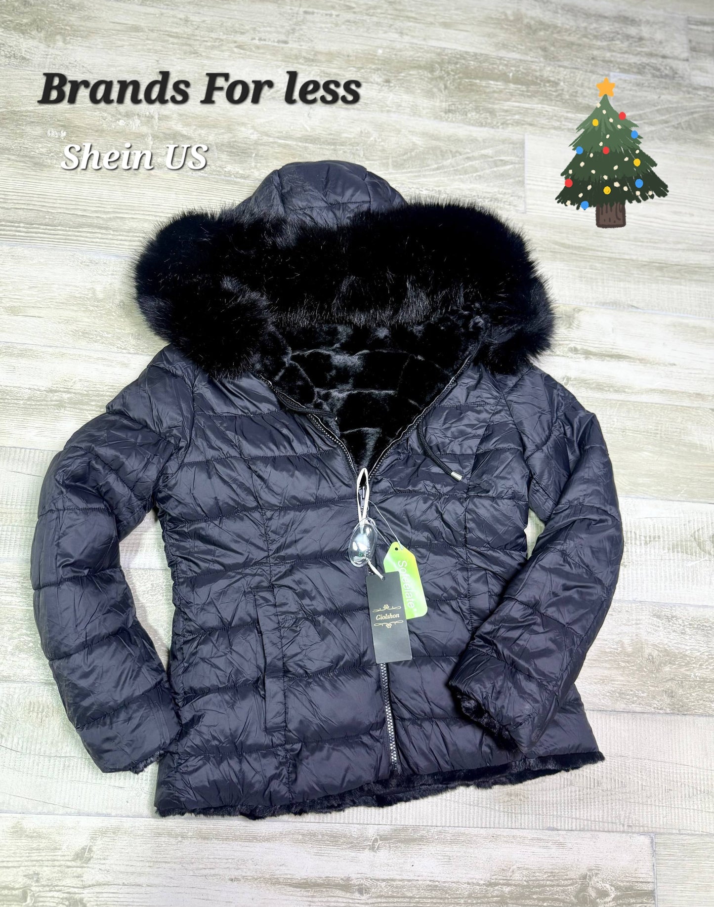 SHEIN US  Premium Faux Fur / Double Face Jacket