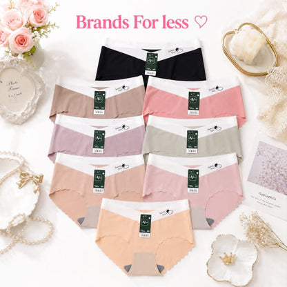 Seamless Mid-Rise Bikini Brief      4 pieces panties