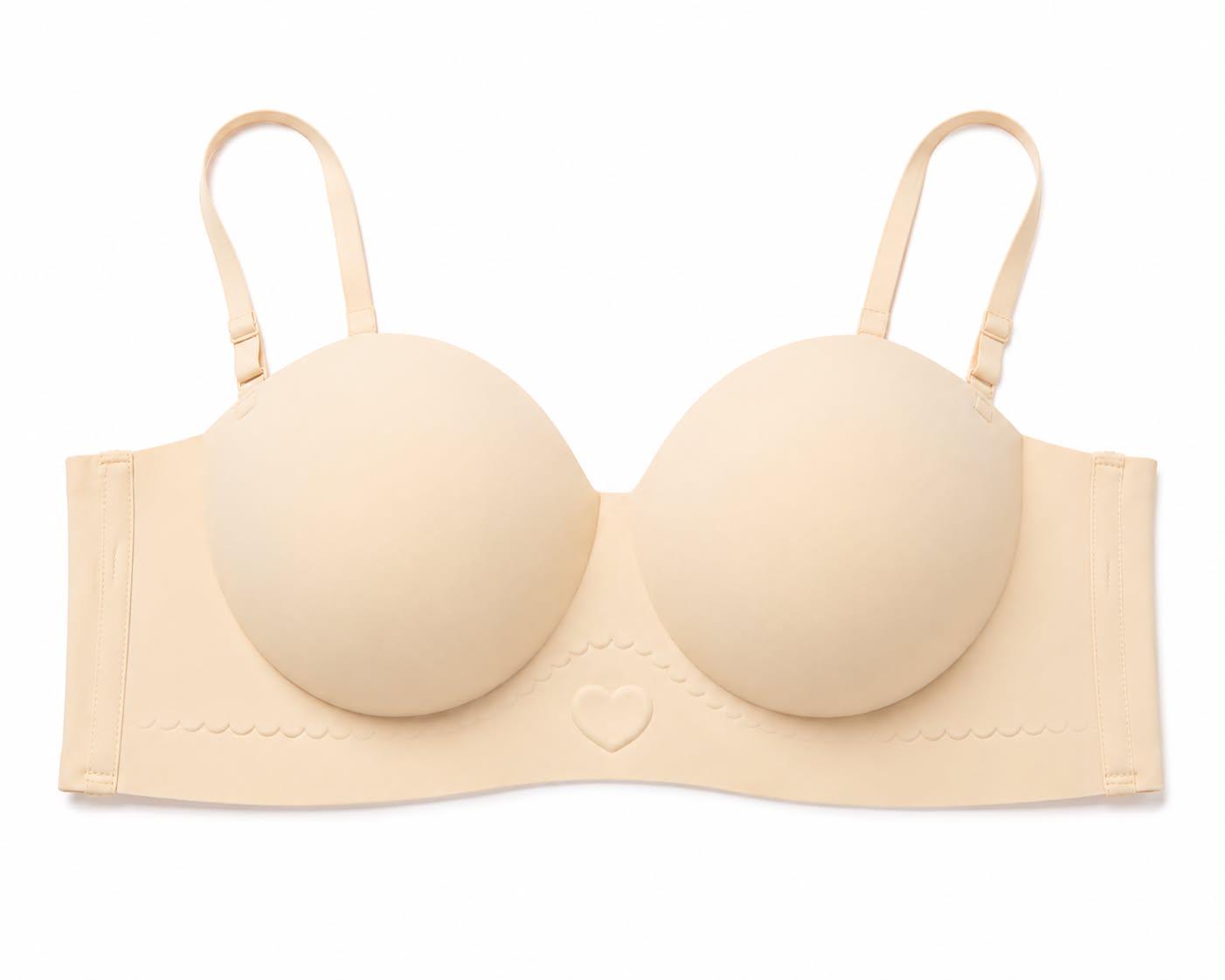 Seamless Heart push up Bra