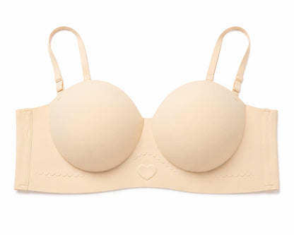 Seamless Heart push up Bra